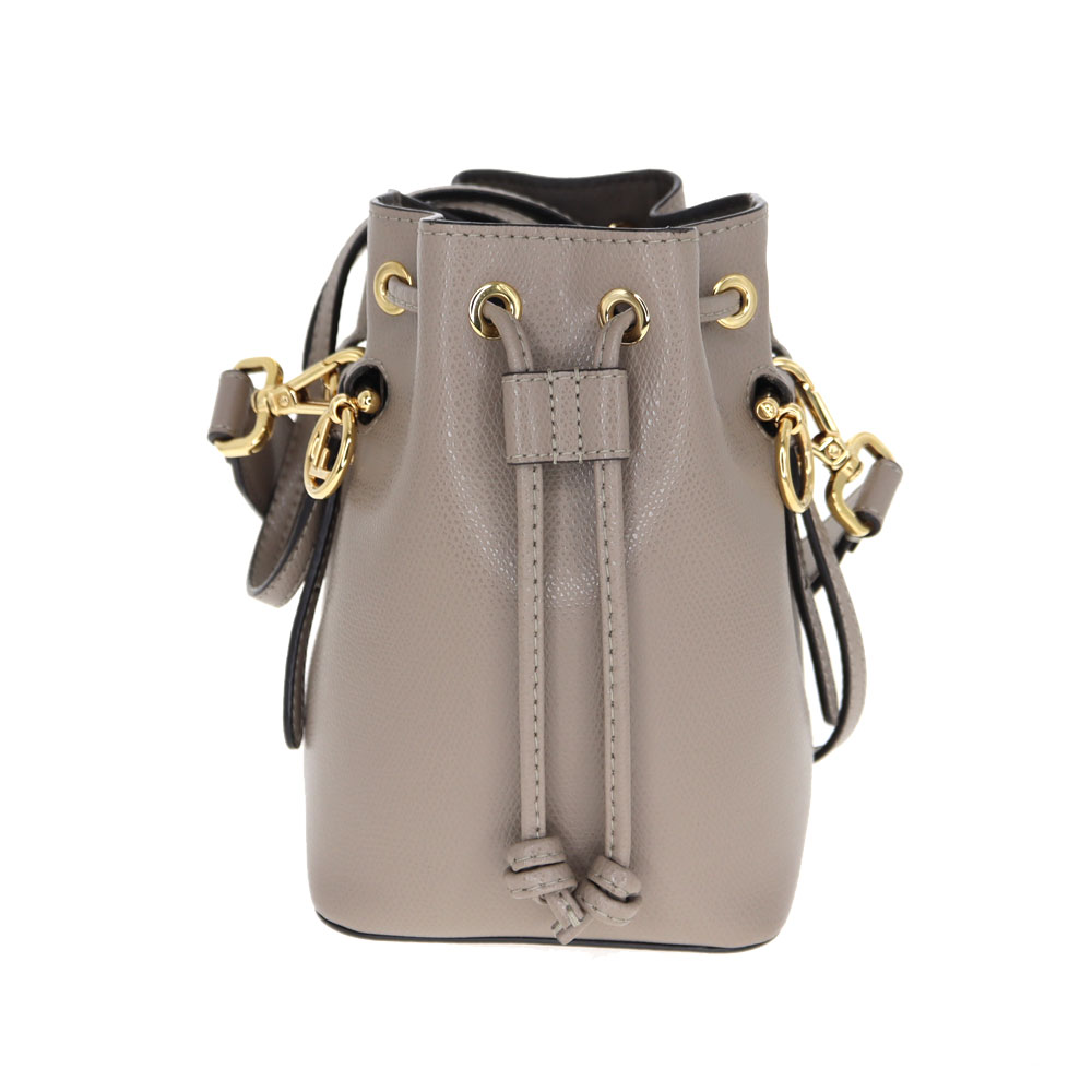 フェンディ Fendi 8BS010 ミニモントレゾール 2way御徒面子 なめし革 レディース グレージュ系【中古】
