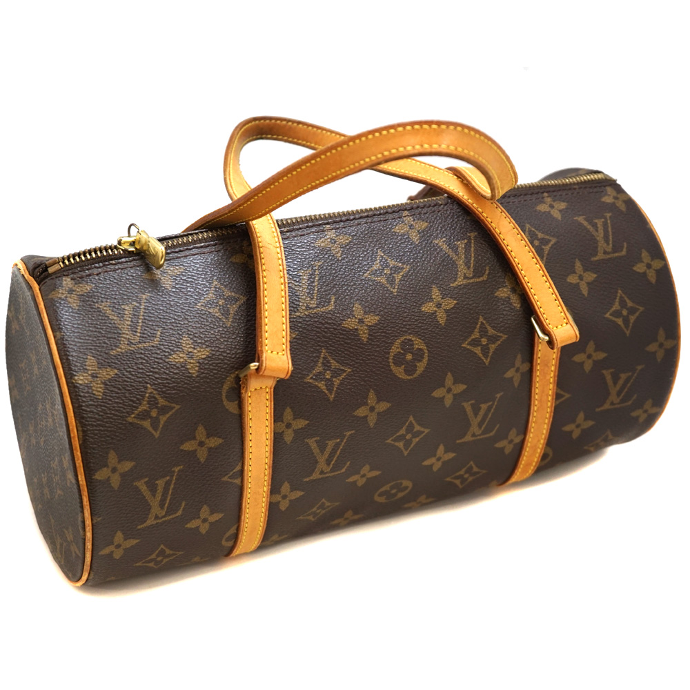 LOUIS VUITTON パピヨン 30 ハンドバッグ モノグラム 筒形