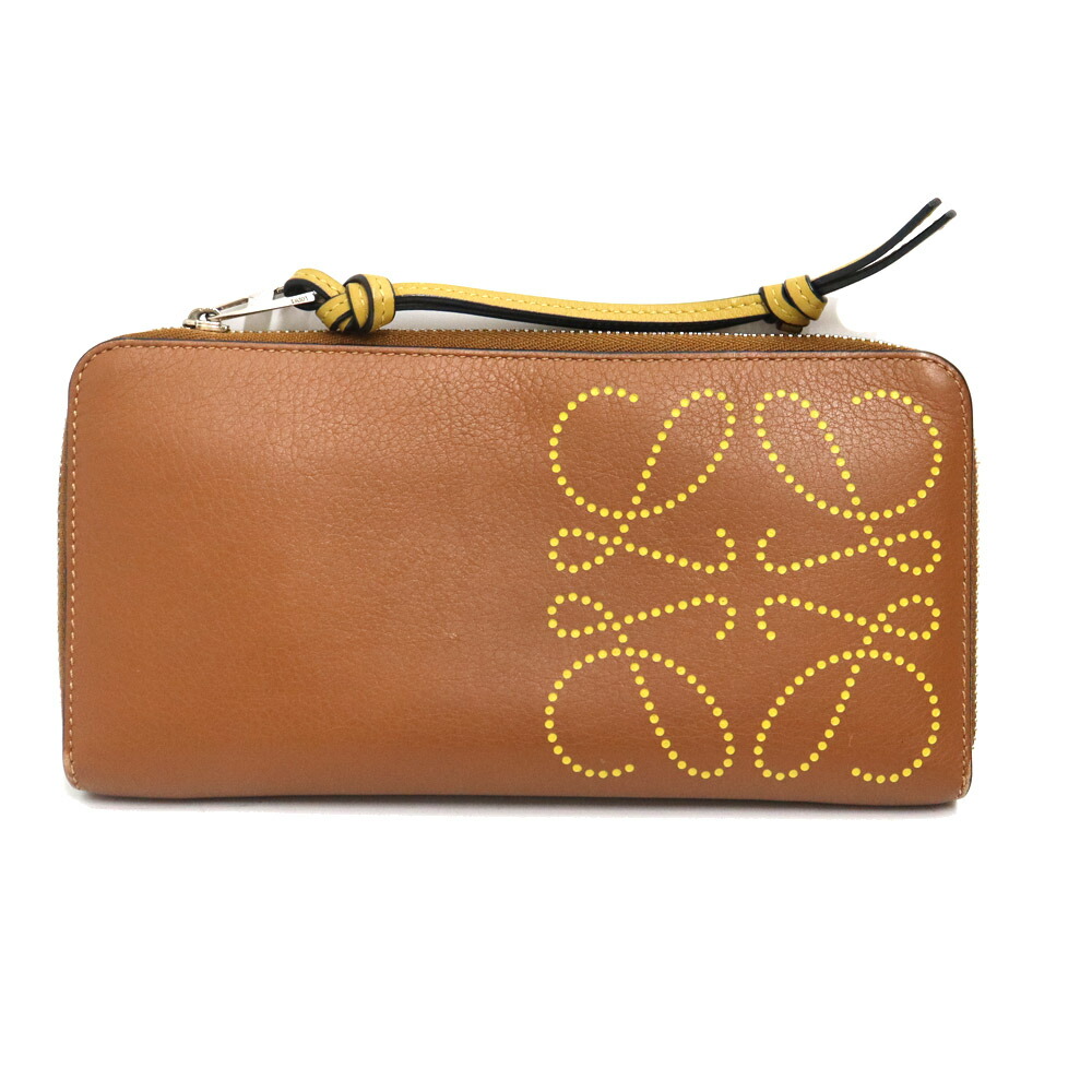 ロエベ　ハラコ素材長財布　美品　LOEWE ラウンドジップ 楽天市場】LOEWE ロエベ ラウンドジップ長財布 PUZZLE ZIP