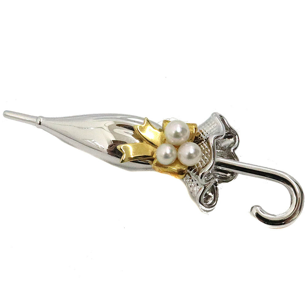 楽天市場】ミキモト MIKIMOTO K18 パール ブローチ 17Pパール