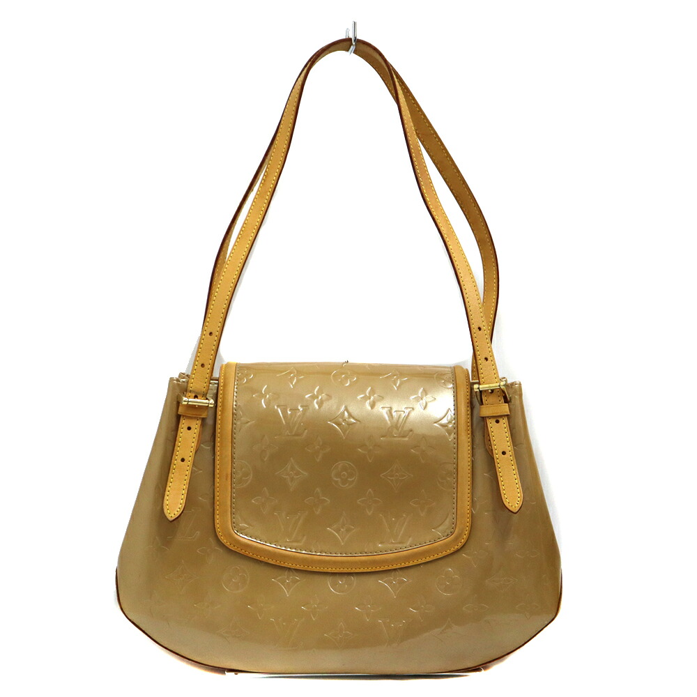 ルイヴィトン Louis vuitton M91174 ビスケイン・ベイPM トートバッグ レディース エナメルレザー ブラウンベージュ【中古】｜質屋かんてい局 店