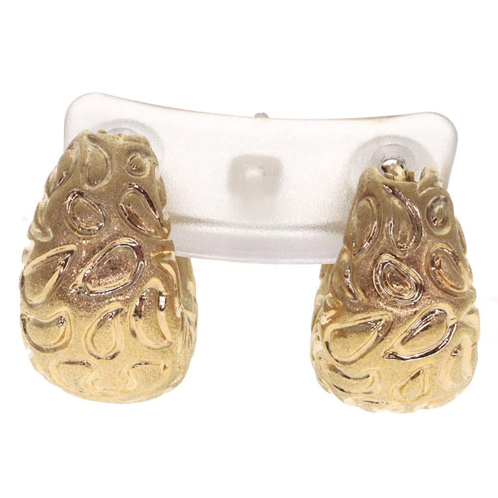 K18 18金 デザインピアス アクセサリー レディース イエローゴールド【中古】