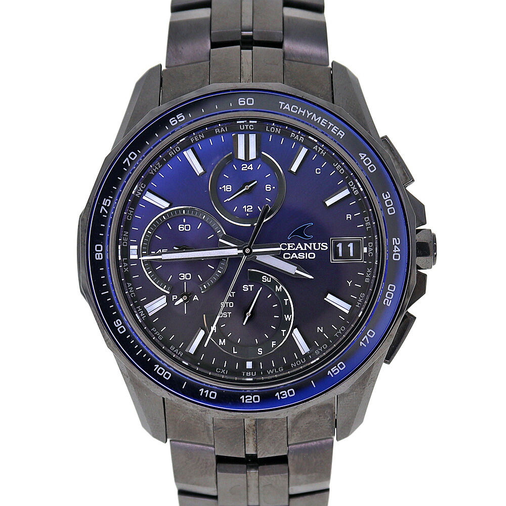 カシオ Casio OCW-S7000B-2AJF オシアナス マンタ 7000セリーズ メンズ タフソーラー 腕時計 グラデーション文字盤【中古】