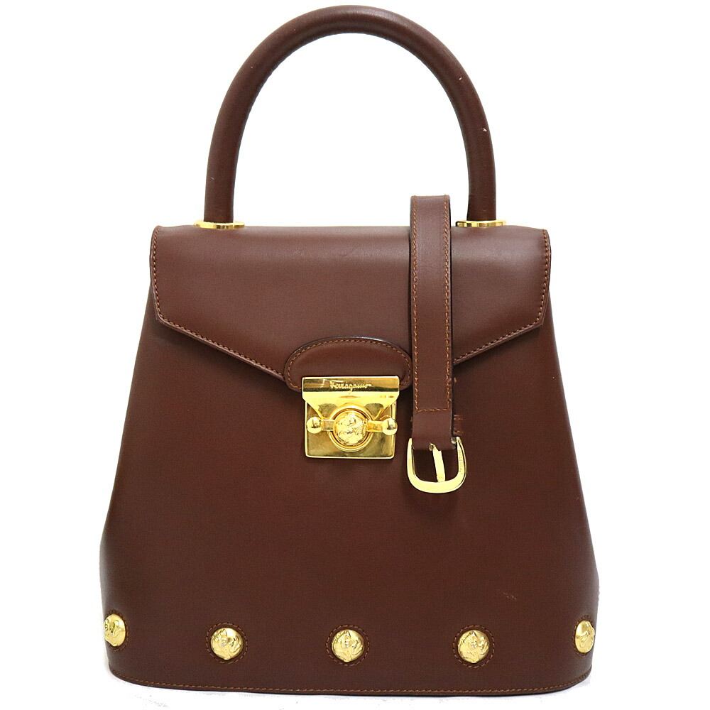 サルバトーレフェラガモ Salvatore ferragamo DQ-21/1668 2WAYバッグ レディース レザー ブラウン【中古】｜質屋かんてい局 店 31,187円