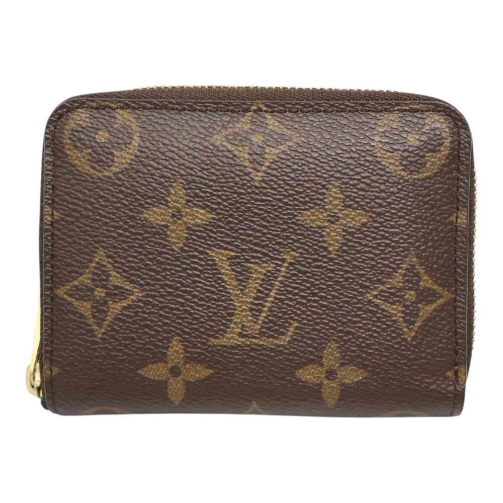 ルイヴィトン Louis vuitton M60067 ジッピー･鋳貨金入れ コインケース ユニ一発やる PVC×なめし革 赤銅色【中古】