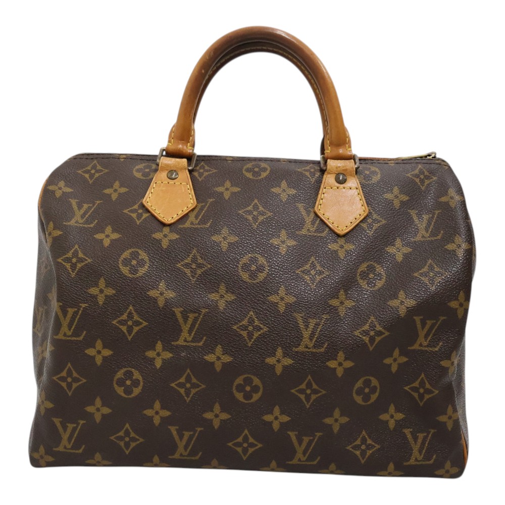 ルイヴィトン Louis vuitton M41526 スピーディ30 ハンドバッグ レディース PVC/レザー ブラウン【中古】