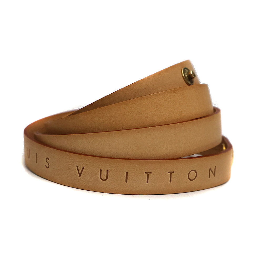 ルイヴィトン Louis vuitton M67303 ショルダーストラップ 小物 レザー ベージュ【中古】｜質屋かんてい局 店