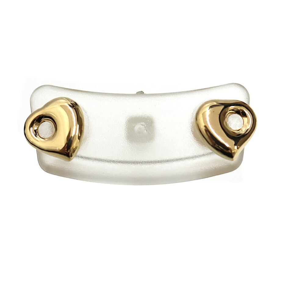 K18 18金 ハートピアス アクセサリー レディース イエローゴールド【中古】