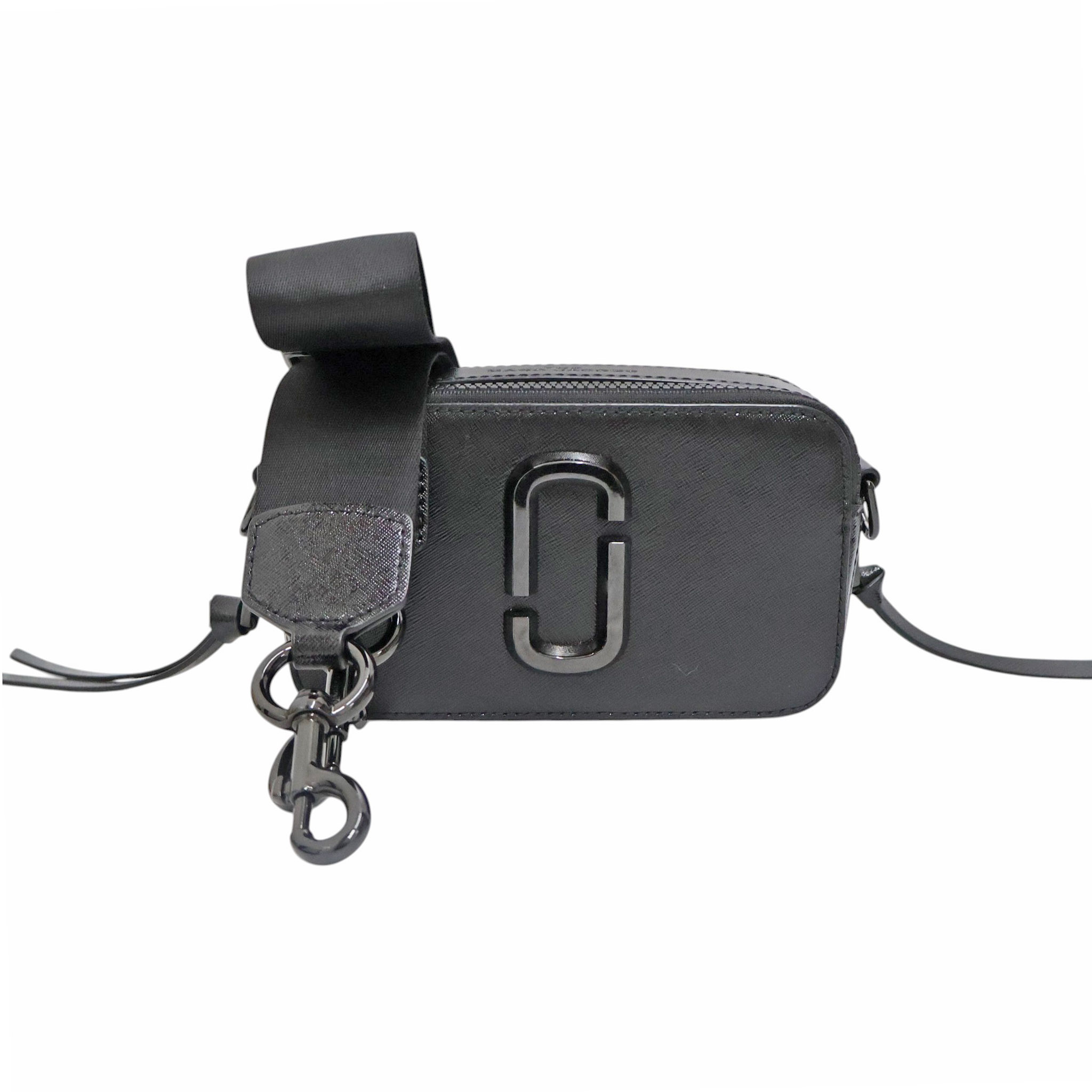 マークジェイコブス Marc Jacobs M0012007 スナップショット ショルダーバッグ レディース PVC ブラック【中古】｜質屋かんてい局 店