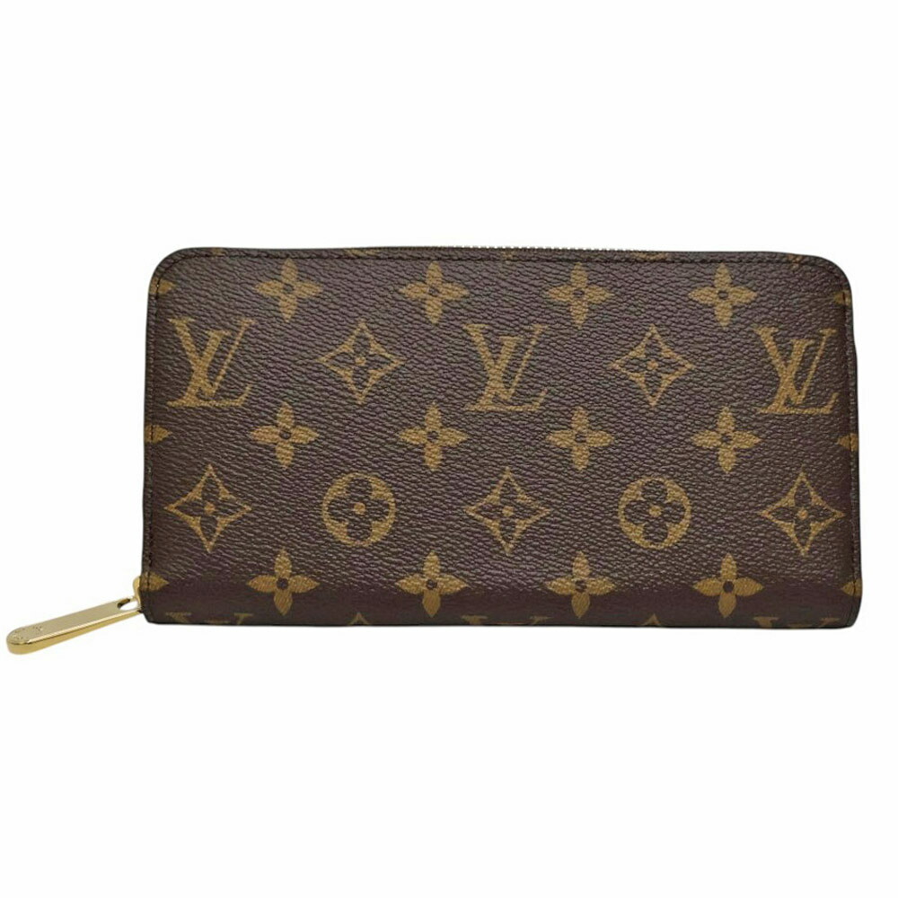 ルイヴィトン Louis vuitton M28278 ジッピーウォレット 長札入れ ユニ一発やる PVC/なめし革 点火装置青色×赤銅色【中古】