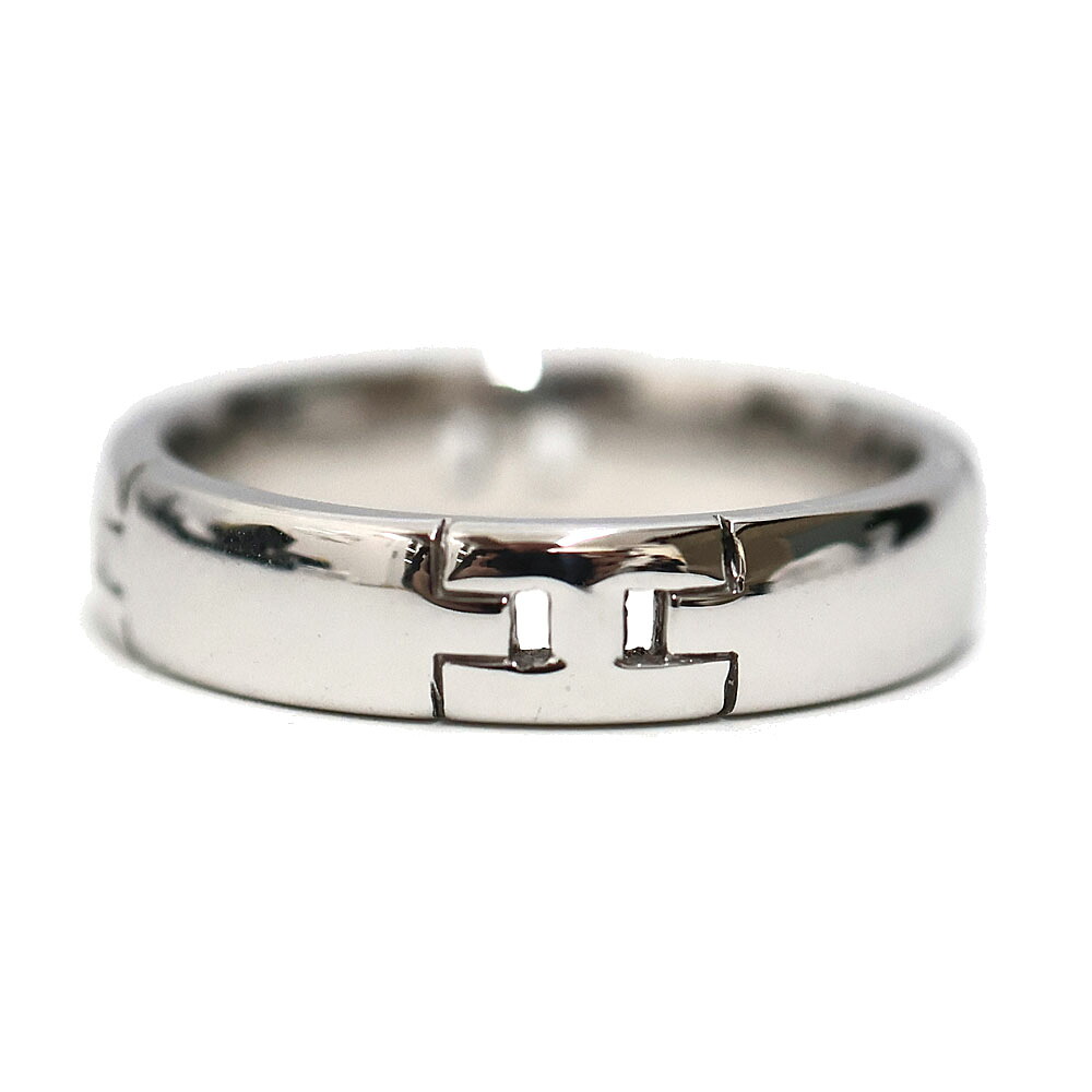 エルメス Hermes ヘラクレスリング 指輪 K18WG メンズ シルバーカラー【中古】｜質屋かんてい局 店