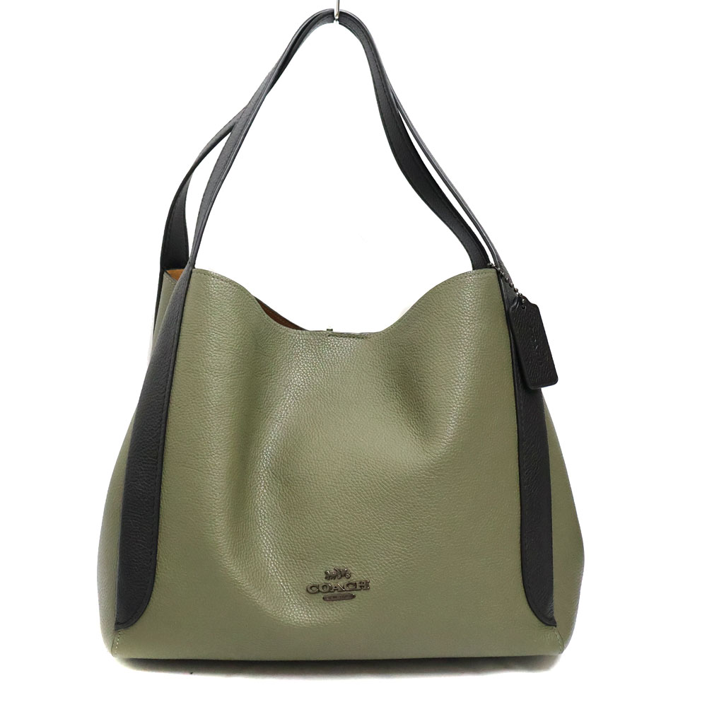 コーチ Coach 76088 ハドリーホーボーカラーブロック トートバッグ レディース レザー グリーン【中古】｜質屋かんてい局 店 16,045円