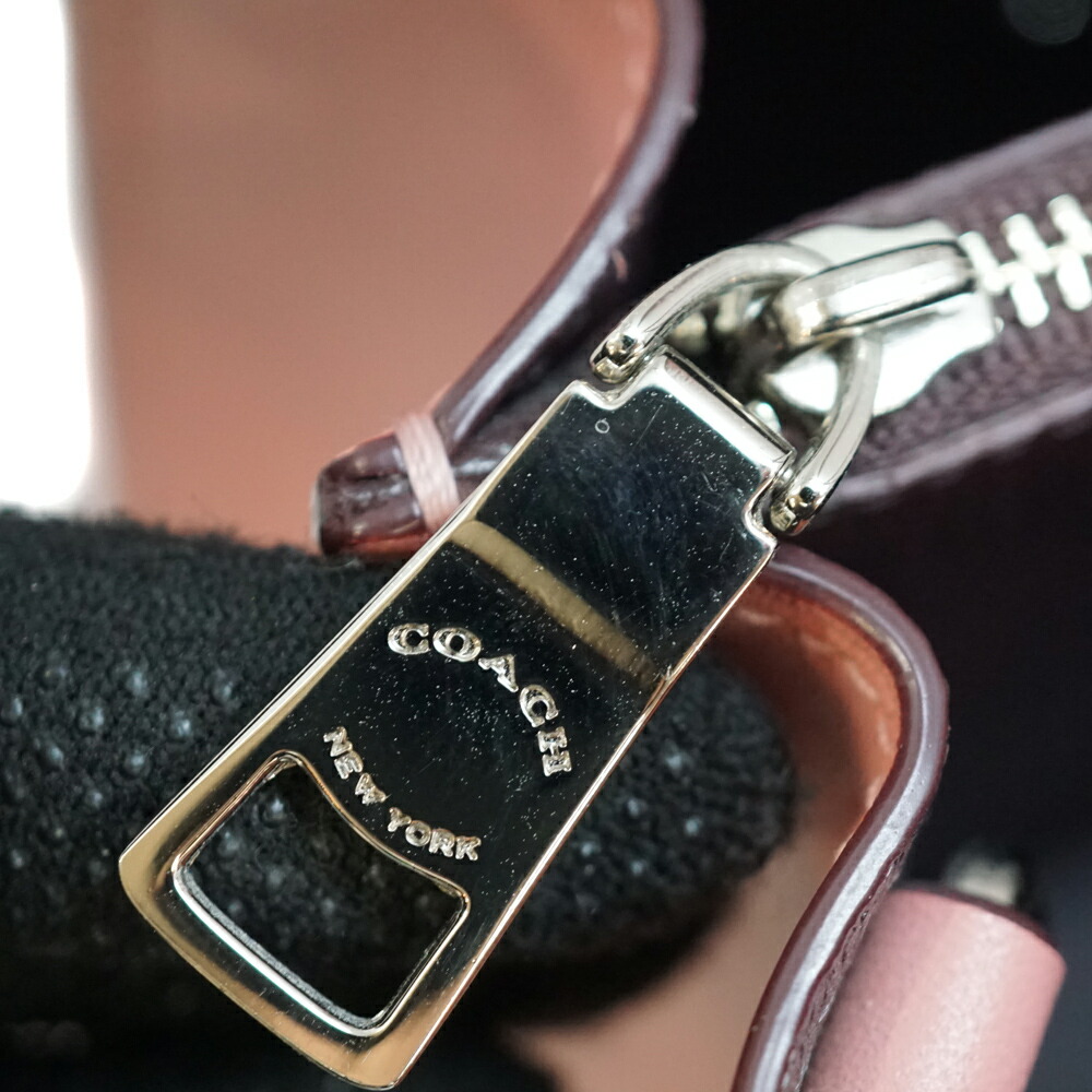 COACH【コーチ】F37265ショルダーバッグ鞄レザーネイビー系肩掛けゴールド金具レディース【中古】USED-7質屋かんてい局北名古屋店n22-4457