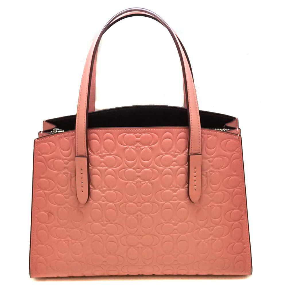 COACH【コーチ】F37265ショルダーバッグ鞄レザーネイビー系肩掛けゴールド金具レディース【中古】USED-7質屋かんてい局北名古屋店n22-4457