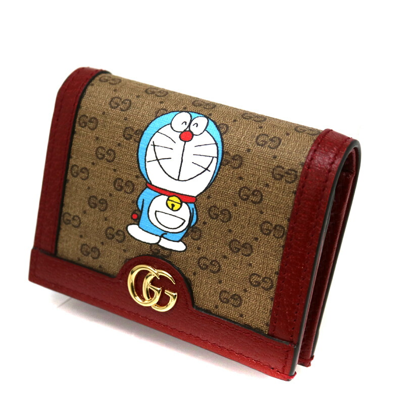楽天市場 Gucci グッチ 6477 Doraemon Gucciカードケース コイン 紙幣入れ付 コンパクトウォレット カードケース ドラえもんコラボ レザー Pvc ベージュ系 レッド系 コンパクト Used 10 中古 1 1378 質屋 かんてい局茜部店 質屋かんてい局 楽天市場店