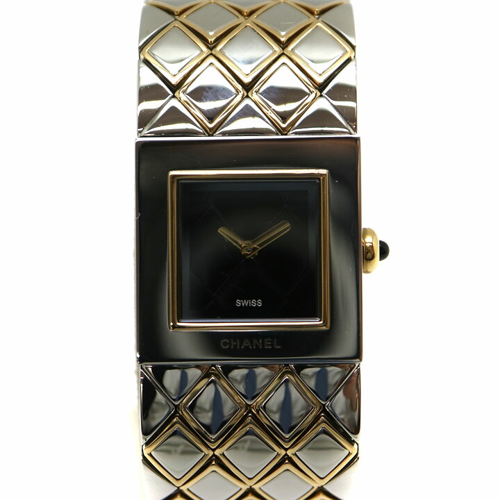 Chanel シャネル H0475 マトラッセ コンビ クォーツ 30 防水 K18yg Ss ファッション ブランド レディース 腕時計 Used 9 1 59 質屋 かんてい局茜部店 Alittlepeaceofmind Co Uk