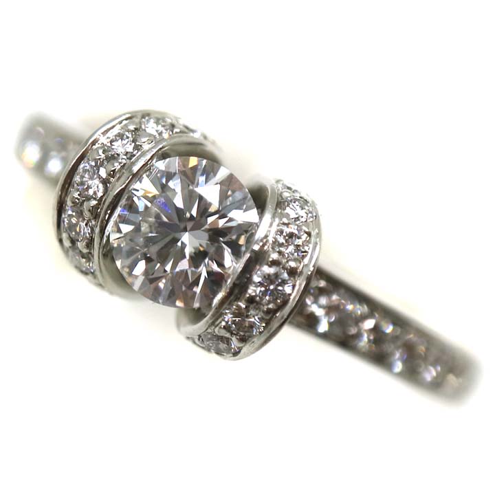 楽天市場 Tiffany Co ティファニー リボンリング 指輪 Pt950 D0 42ct プラチナ ダイヤモンド 約10号 ジュエリー 宝石 新品仕上げ済み Used 9 中古 1 6465 質屋 かんてい局茜部店 質屋かんてい局 楽天市場店