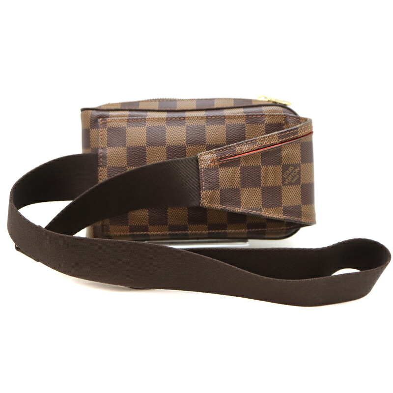 LOUISVUITTON【ルイヴィトン】N51994ジェロニモスボディバッグダミエキャンバスエベヌ茶/ブラウン系LVメンズ【中古】USED-6質屋かんてい局茜部店A22-5506
