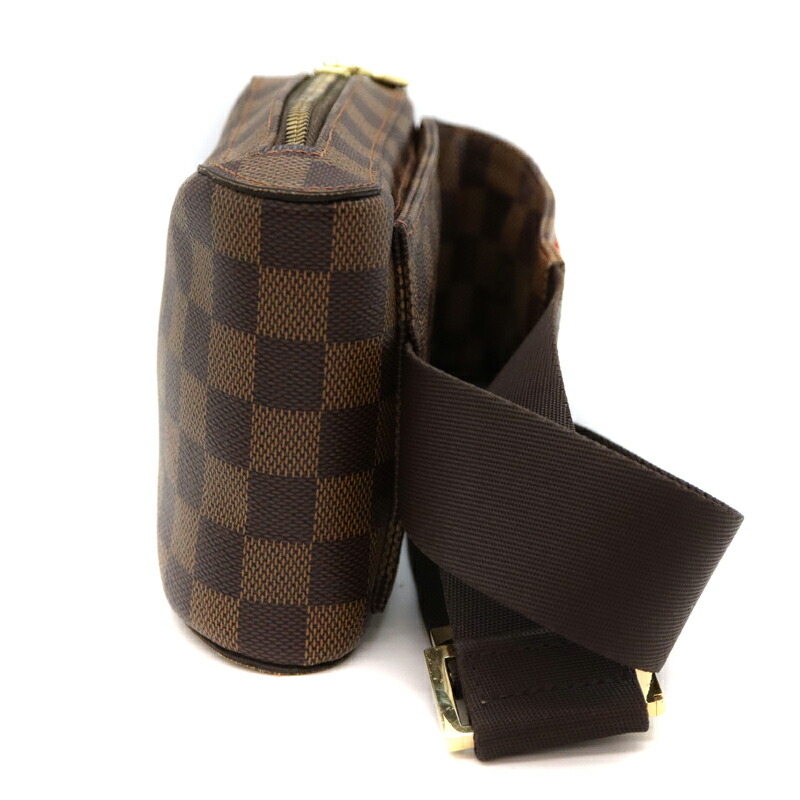 LOUISVUITTON【ルイヴィトン】N51994ジェロニモスボディバッグダミエキャンバスエベヌ茶/ブラウン系LVメンズ【中古】USED-6質屋かんてい局茜部店A22-5506