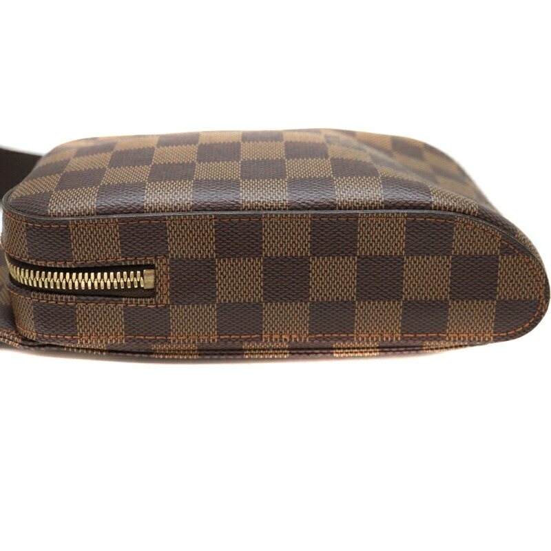 LOUISVUITTON【ルイヴィトン】N51994ジェロニモスボディバッグダミエキャンバスエベヌ茶/ブラウン系LVメンズ【中古】USED-6質屋かんてい局茜部店A22-5506