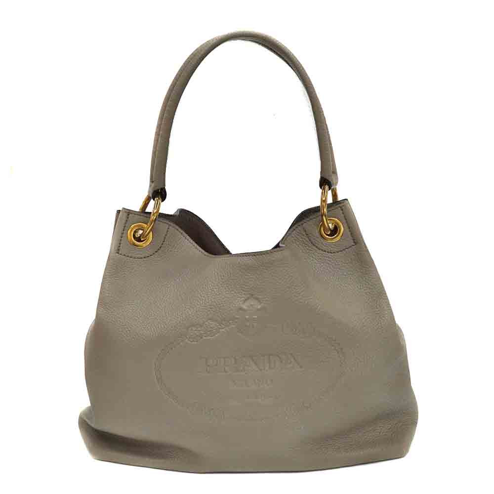 楽天市場】プラダ ダブルスモール レザー 2WAY バッグ クレイ