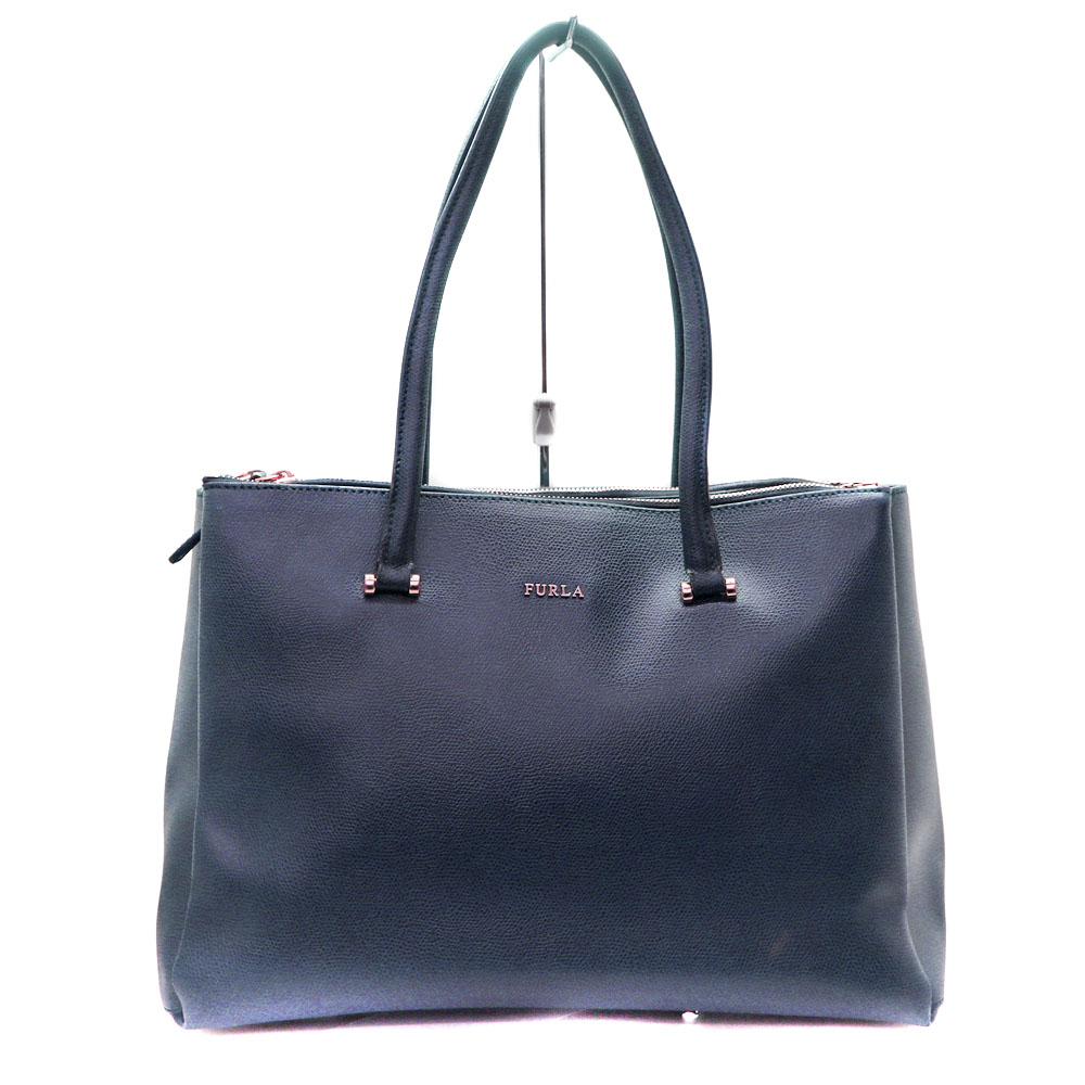 ブルーレザー ハンドバッグ ゴールド金具　レトロ　青 楽天市場】【バッグ】FURLA フルラ トートバッグ ショルダー
