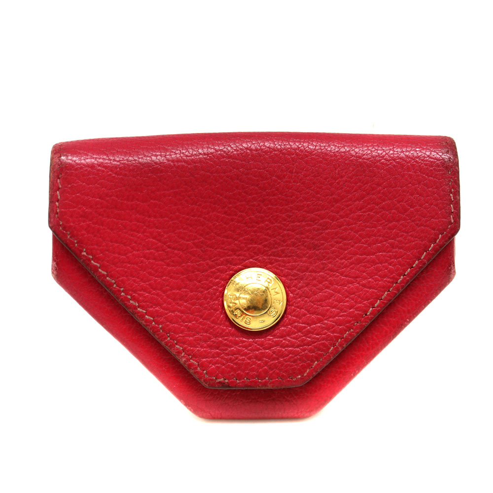 美品◆HERMES◆ル ヴァンキャトル コイン ケース ピンク 箱入り　172E 美品◇HERMES◇ル ヴァンキャトル コイン ケース ピンク 箱入り