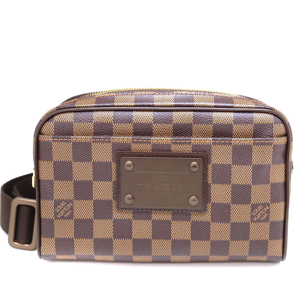 ルイヴィトン Louis Vuitton N41101 バムバッグ・ブルックリン ショルダーバッグ ボディバッグ ブラウン 【中古】