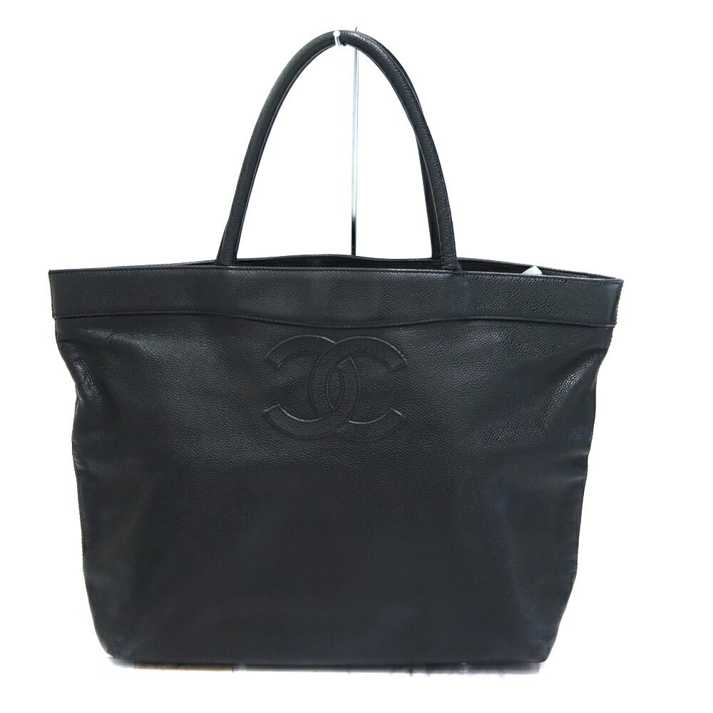 CHANEL ロゴ トートバッグ ブラック 楽天市場】【バッグ】CHANEL シャネル ロゴ トートバッグ