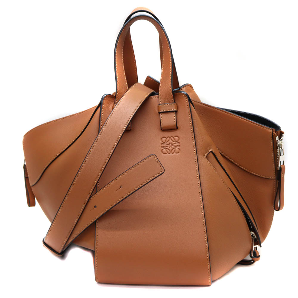 LOEWE ハンモック HAMMOCK ボンバー素材 ブラック×オレンジ 正規品