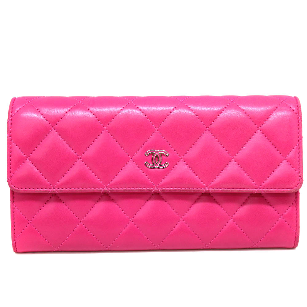 楽天市場】シャネル CHANEL カメリア ZIP長財布 二つ折り長財布