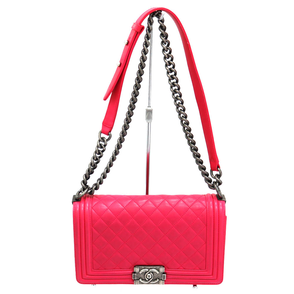 楽天市場】シャネル Chanel ボーイシャネル チェーンショルダーバッグ