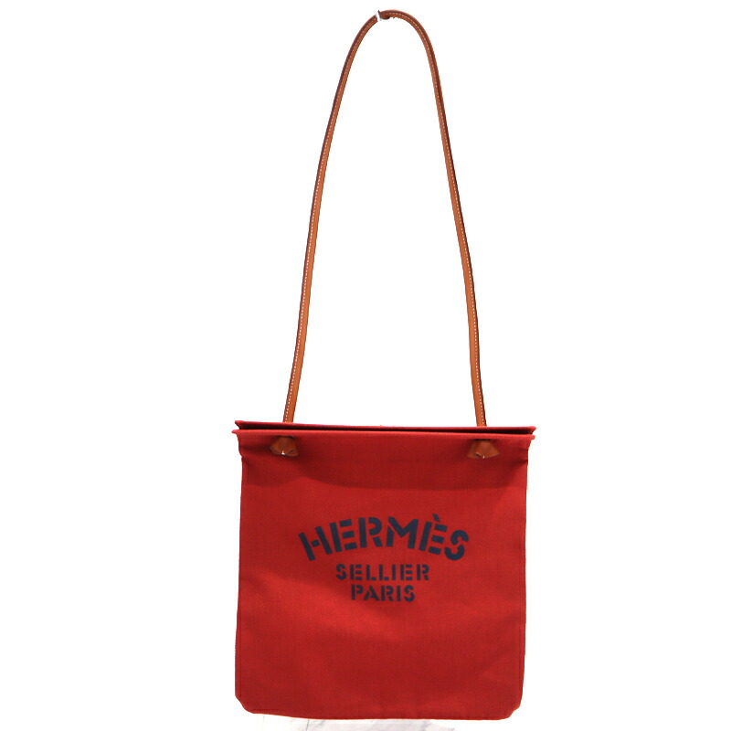 楽天市場】HERMES エルメス サックアーネMM トートバッグ ハンドバッグ