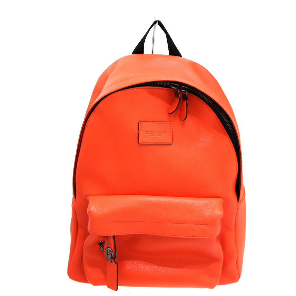 COACH レザー バックパック レッド3way 公式】コーチアウトレット | レーサー バックパック