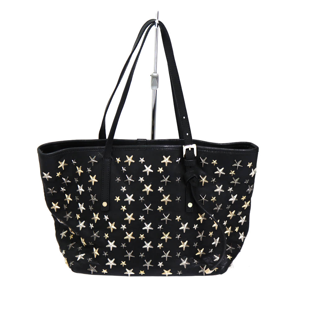 JIMMY CHOO★ミニトートバッグ BRIA TOTE★スタッズ付★ブラック ジミー チュー JIMMY CHOO Jimmy Choo ショルダーバッグ BRIA