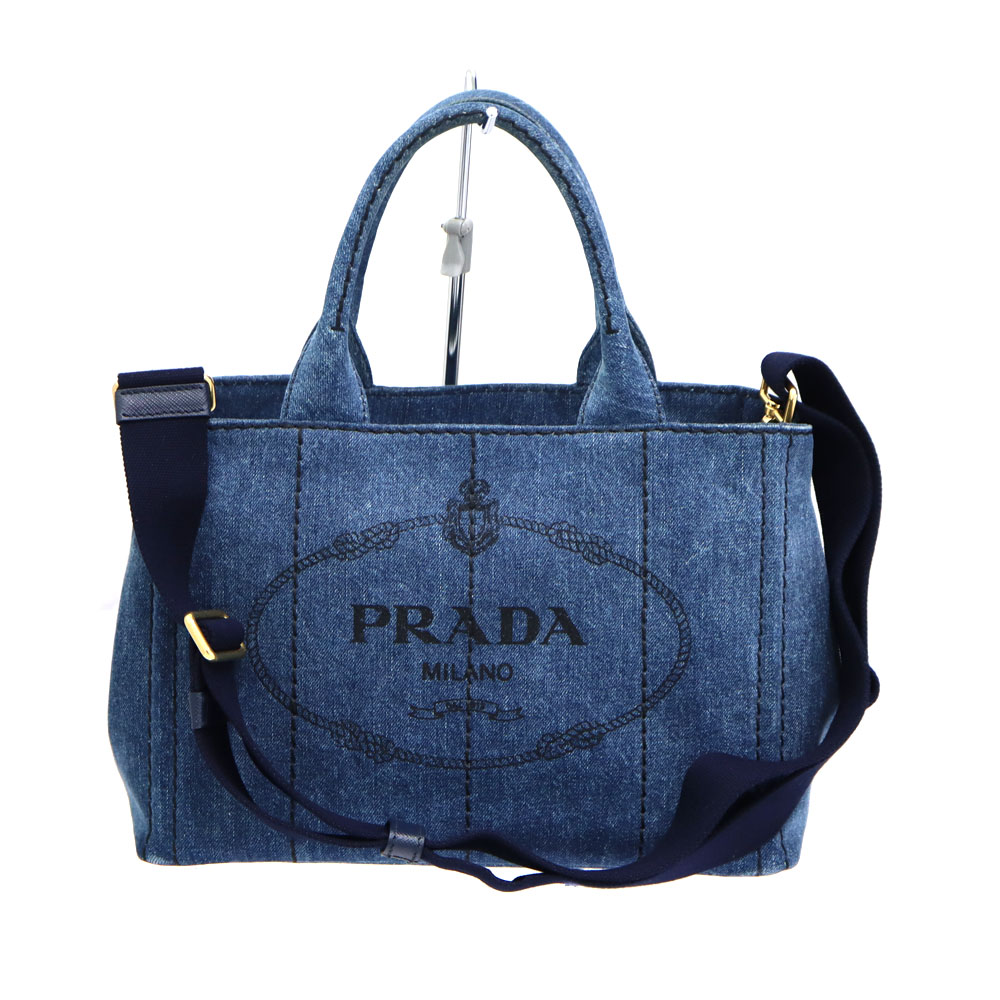 楽天市場】PRADA プラダ B1877B カナパ DENIM(デニム) カバン スモール