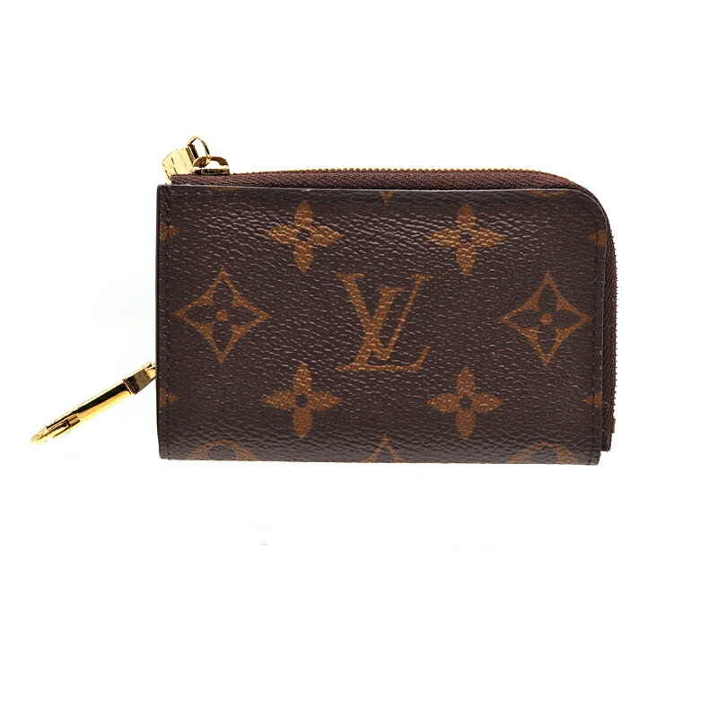 ルイヴィトン Louis vuitton M83612 ポルトクレ・ノア  コインケース 赤銅色 青味 レディース【中古】