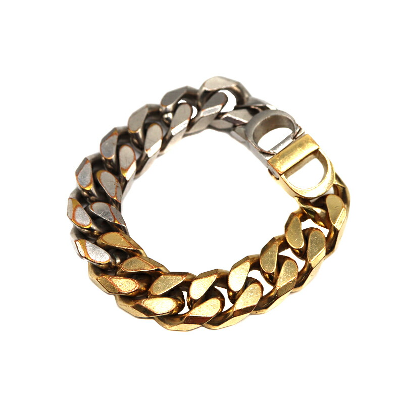 DIOR CD チェーンリンクブレスレット　ゴールド クリスチャンディオール Christian Dior ロゴ チェーン ブレスレット