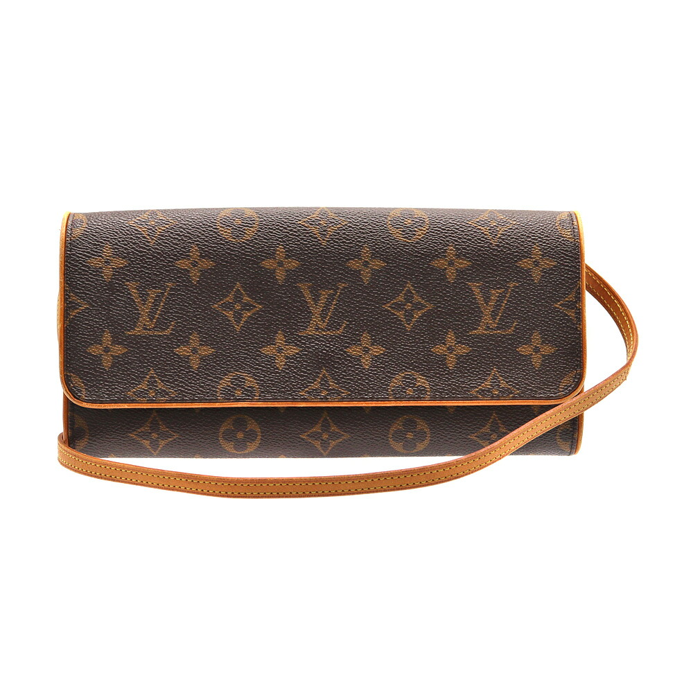 ルイヴィトン Louis vuitton M51852 ポシェットツインGM モノグラム ショルダーバッグ ブラウン【中古】|質屋かんてい局 店