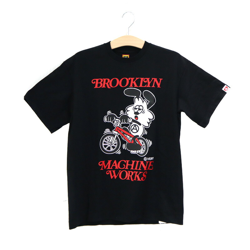 ヒューマンメイド ブルックリンマシンワークス ガールズドントクライ Humanmade Blooklyn machine works Girls don't cry コラボTシャツ ブラック Mサイズ メンズ【中古】 17,168円