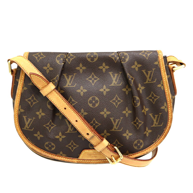ルイヴィトン Louis vuitton M40474 メニルモンタンPM モノグラム ショルダーバッグ ブラウン レディース【中古】｜質屋かんてい局 店