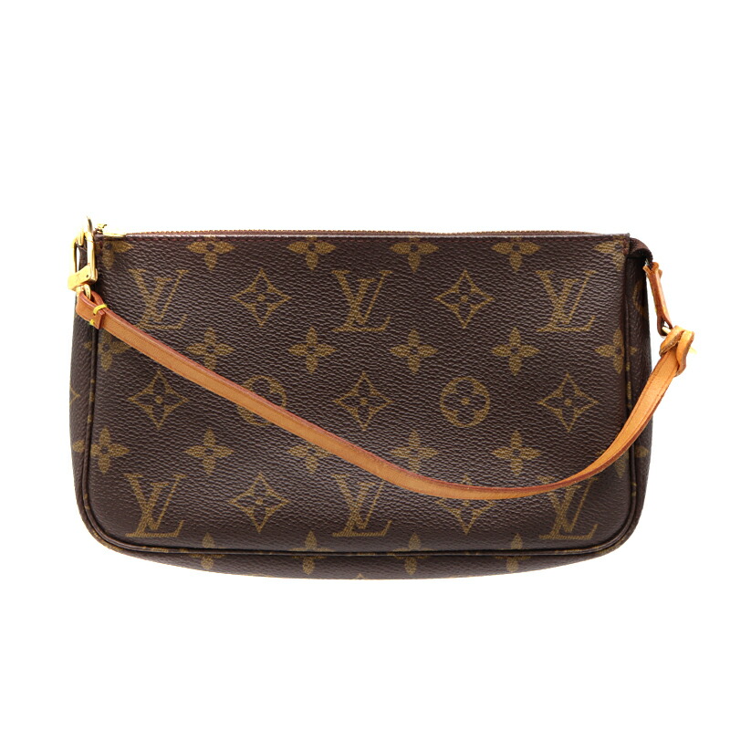 ルイヴィトン Louisvuitton M51980 ポシェット・アクセソワール モノグラム 赤銅色【中古】