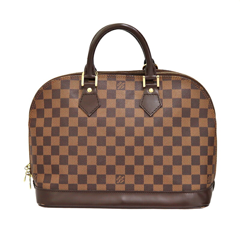 ルイヴィトン Louisvuitton N51131 アルマ 鞄 ハンドバック ダミエ 赤銅色 PVC ダミエキャンバス 【中古】