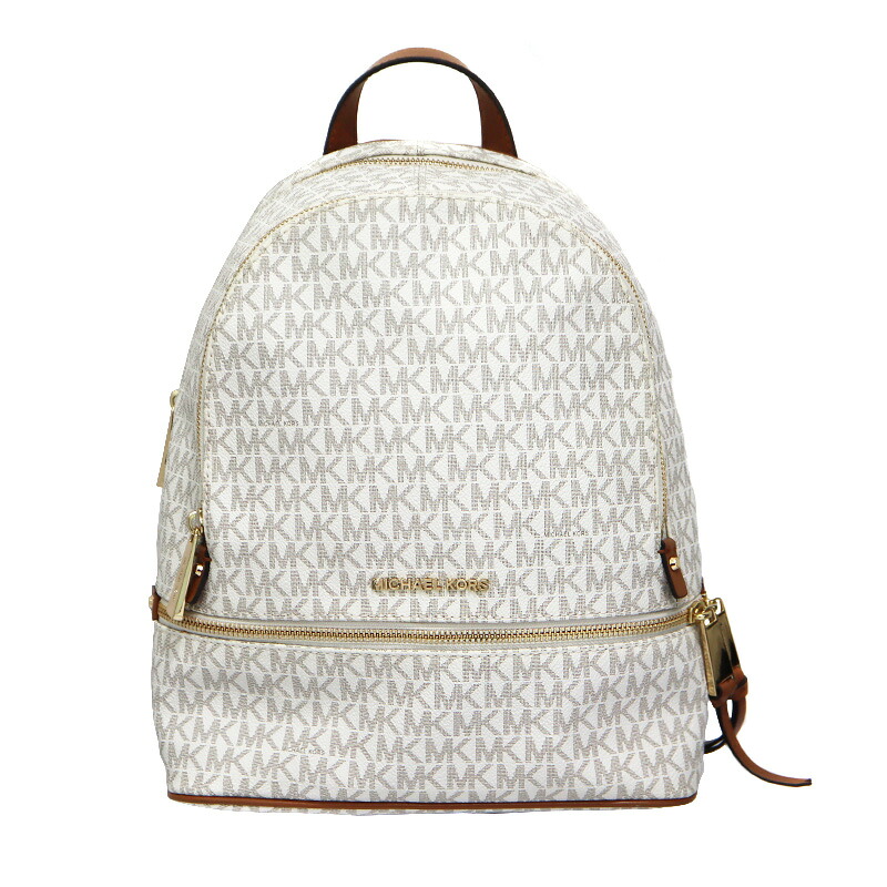 マイケルコース Michael Kors 30S7GEZB1B バックパック リュックサック レディース ホワイト ブラウン【中古】 13,485円