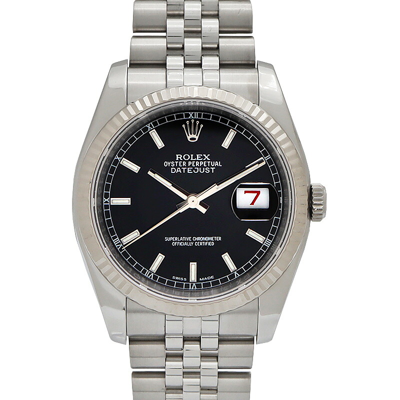 ロレックス Rolex 116234 デイトジャスト メンズ 自動巻 腕時計 シルバー ランダム番【中古】