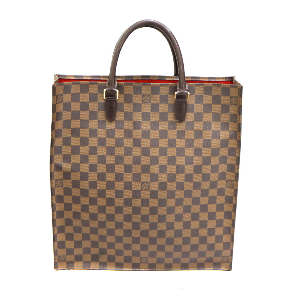 ルイヴィトン Louisvuitton N51140 サックプラ ハンドバック 赤銅色 ダミエ ユニ一発やる【中古】