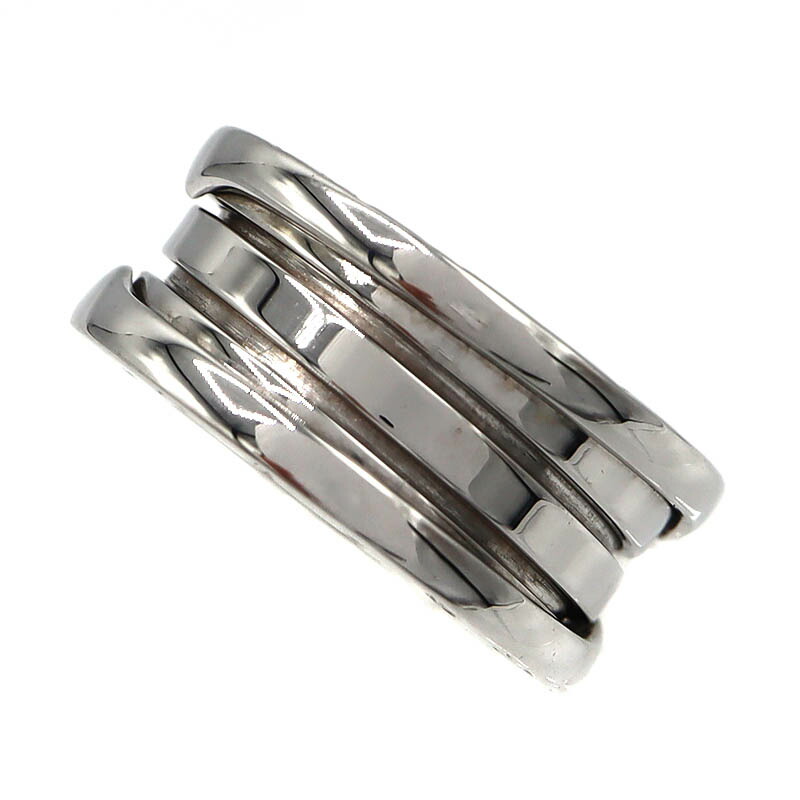 ブルガリ Bvlgari B-ZERO1 3バンドリング ビーゼロワン K18WG ホワイトゴールド 指輪 ユニセックス【中古】