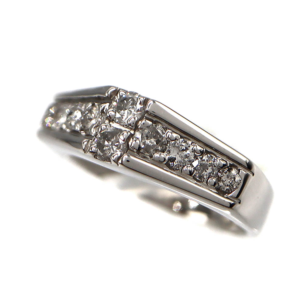 プラチナ900 Pt900 D0.50ctリング プラチナ ダイヤモンド 指輪 レディース リング ジュエリー【中古】｜質屋かんてい局 店