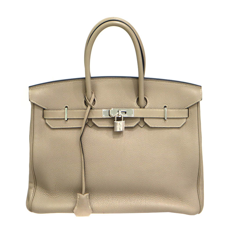 エルメス Hermes バーキン35 ハンドバック レザー ベージュ ユニセックス □N刻印 【中古】｜質屋かんてい局 店