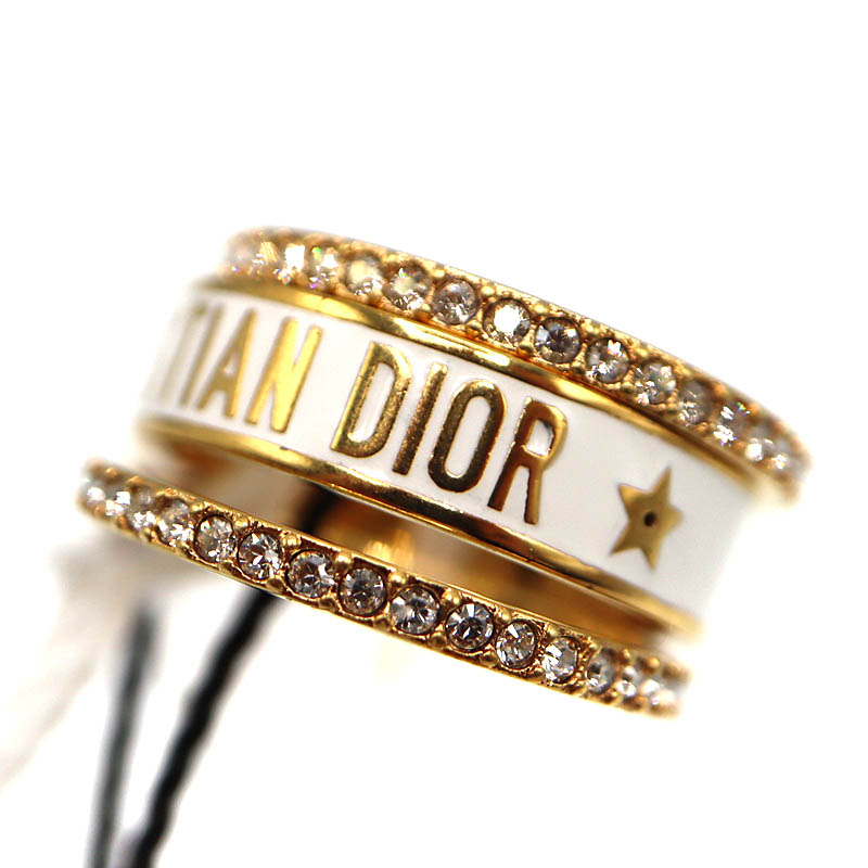 クリスチャンディオール Christain dior R12560DELQ CODEリングセット 金属素材 レディース【中古】